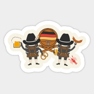 Kegs Oktoberfest Sticker